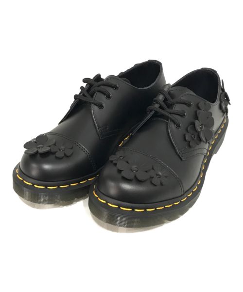 Dr.Martens（ドクターマーチン）Dr.Martens (ドクターマーチン) 1461 FLOWER 3 ホール シューズ ブラック サイズ:UK4の古着・服飾アイテム