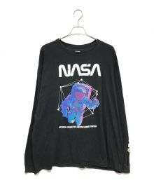 NASA（ナサ）の古着「USED NASA ロングスリーブカットソー」｜ブラック