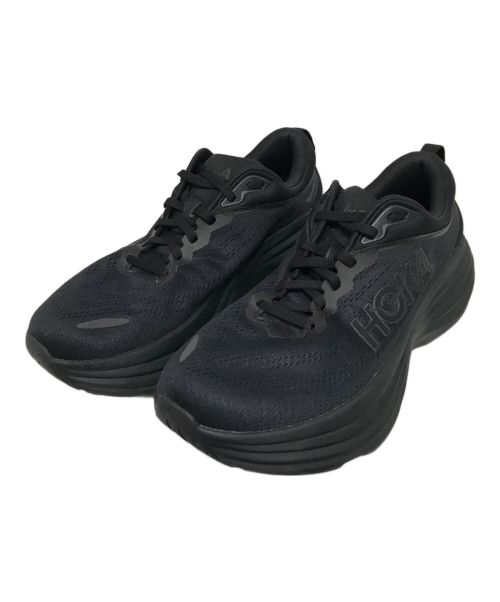 HOKAONEONE（ホカオネオネ）HOKAONEONE (ホカオネオネ) BONDI 8 WIDE ローカットスニーカー ブラック サイズ:25の古着・服飾アイテム