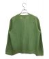 theory (セオリー) Matte Cotton Shrunken Cardi Vネックカーディガン グリーン サイズ:S：3480円