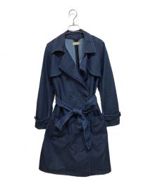 YANUK（ヤヌーク）の古着「TRENCH COAT デニムトレンチコート 57153214」｜ブルー