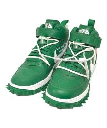 NIKE×OFFWHITE（ナイキ×オフホワイト）の古着「Air Force 1 Mid SP LTHR "Pine ハイカットスニーカー」｜Pine Green