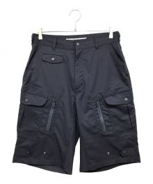 WHITE MOUNTAINEERING（ホワイトマウンテ二アニング）の古着「SOLOTEX CARGO SHORT PANTS ソロテックスカーゴショートパンツ」｜ネイビー