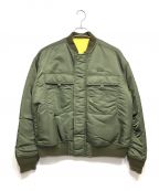 DANダン）の古着「DAN TRANSPORT JACKET  フライトジャケット」｜オリーブ