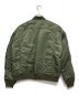 DAN (ダン) DAN TRANSPORT JACKET  フライトジャケット オリーブ サイズ:MEDIUM：11000円