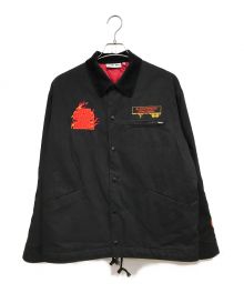 BlackEyePatch（ブラックアイパッチ）の古着「BURNING OG LABEL DUCK JACKET ダックジャケット」｜ブラック