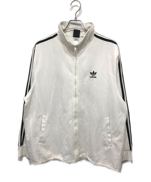 adidas（アディダス）adidas (アディダス) 古着トラックジャケット ホワイト サイズ:Lの古着・服飾アイテム