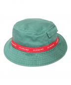 SUPREMEシュプリーム）の古着「jacquard logo taping crusher hat ハット」｜グリーン