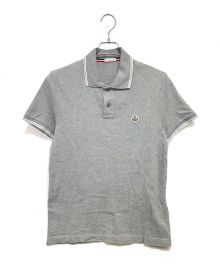 MONCLER（モンクレール）の古着「MAGLIA POLO MANIA CORTA ポロシャツ」｜グレー