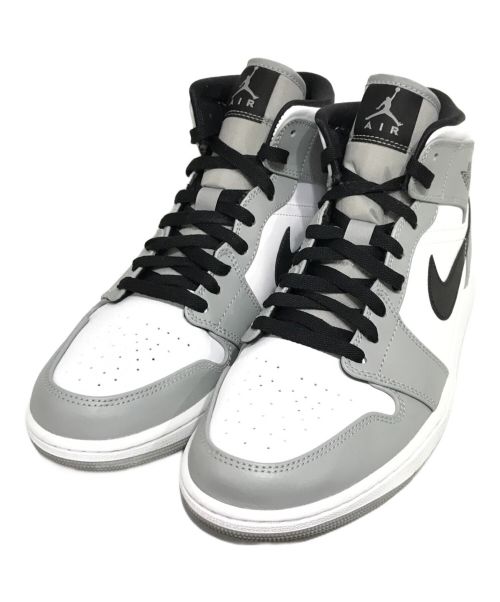 NIKE（ナイキ）NIKE (ナイキ) AIR JORDAN 1 MID ミッドカットスニーカー light smoke grey/black-white サイズ:29.0の古着・服飾アイテム