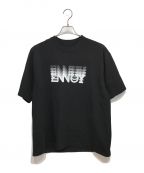 ENNOYエンノイ）の古着「Electric Logo GradationTシャツ」｜ブラック