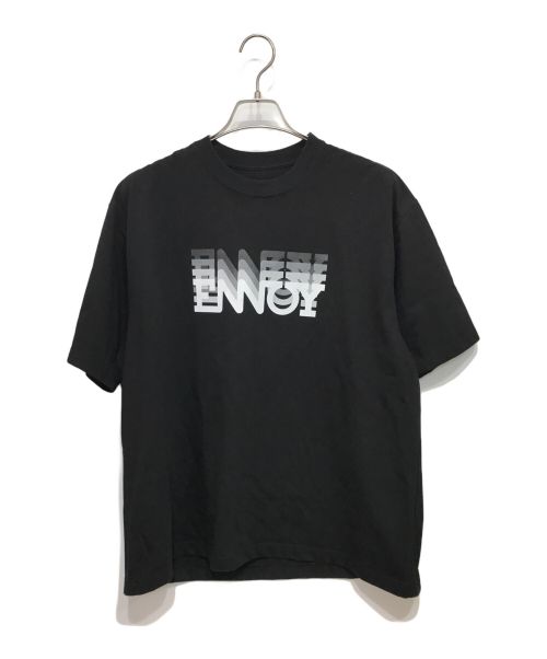 ENNOY（エンノイ）ENNOY (エンノイ) Electric Logo GradationTシャツ ブラック サイズ:Mの古着・服飾アイテム