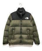 THE NORTH FACEザ ノース フェイス）の古着「NUPTSE JACKET ヌプシジャケットダウンジャケット」｜カーキ×ブラック