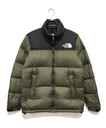 THE NORTH FACE（ザ ノース フェイス）の古着「NUPTSE JACKET ヌプシジャケットダウンジャケット」｜カーキ×ブラック