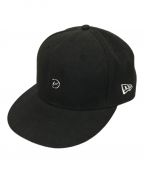 New Era×FRAGMENT DESIGNニューエラ×フラグメントデザイン）の古着「コラボスナップバックキャップ」｜ブラック