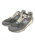 NEW BALANCEニューバランス）の古着「990v2 MiUSA Teddy Santis Marblehead Incense ローカットスニーカー」｜グレー