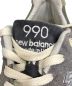 中古・古着 NEW BALANCE (ニューバランス) 990v2 MiUSA Teddy Santis Marblehead Incense ローカットスニーカー グレー サイズ:29cm：17000円