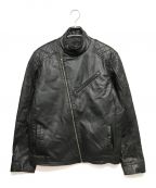 AMERICAN LEATHER JACKETアメリカン レザー ジャケット）の古着「USED レザージャケット」｜ブラック