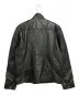 AMERICAN LEATHER JACKET (アメリカン レザー ジャケット) USED レザージャケット ブラック サイズ:48：20000円