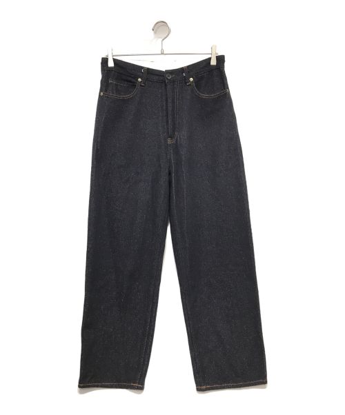 cornier（コルニエ）cornier (コルニエ) SILK NEP DENIM PANTS シルクネップデニムパンツ DARK NAVY サイズ:Mの古着・服飾アイテム