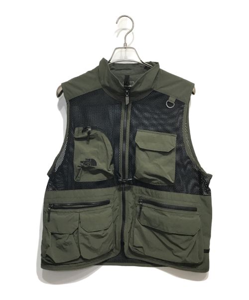 THE NORTH FACE（ザ ノース フェイス）THE NORTH FACE (ザ ノース フェイス) Utility Mesh Vest ユーティリティメッシュベスト ニュートープ サイズ:Lの古着・服飾アイテム