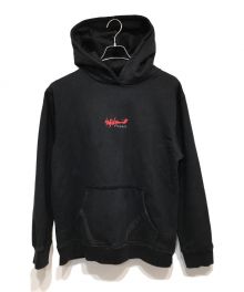 YOHJI YAMAMOTO×VESSEL（ヨウジヤマモト×ベッセル）の古着「コラボプリントフーディ パーカー」｜ブラック