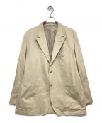 LANVIN COLLECTIONランバンコレクション）の古着「COTTON KERSEY JACKET テーラードジャケット」｜ベージュ