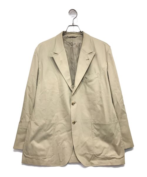 LANVIN COLLECTION（ランバンコレクション）LANVIN COLLECTION (ランバンコレクション) COTTON KERSEY JACKET テーラードジャケット ベージュ サイズ:52の古着・服飾アイテム