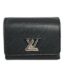 LOUIS VUITTON（ルイ ヴィトン）の古着「コンパクトウォレット ポルトフォイユ・ツイストコンパクトXS」｜ブラック