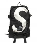 THE NORTH FACE×SUPREMEザ ノース フェイス×シュプリーム）の古着「S Logo Expedition Backpack コラボバックパック」｜ブラック