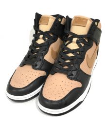 NIKE（ナイキ）の古着「Women's Dunk High LXX "Black Flax" ハイカットスニーカー」｜BLACK/FLAX-VACHETTA 