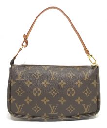 LOUIS VUITTON（ルイ ヴィトン）の古着「ポシェット・アクセソワール バッグ」｜ブラウン