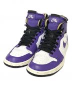 NIKEナイキ）の古着「Air Jordan 1 High Zoom Comfort ハイカットスニーカー」｜Purple/White/Black