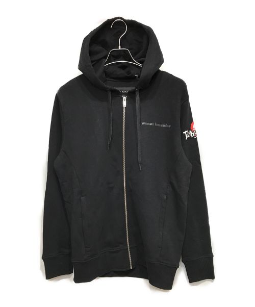 MOOSE KNUCKLES（ムース ナックルズ）MOOSE KNUCKLES (ムース ナックルズ) ZIP UP HOODIE JAPAN LIMITED ジップパーカー ブラック サイズ:Sの古着・服飾アイテム