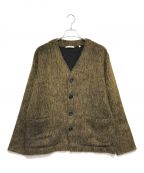 OUR LEGACYアワーレガシー）の古着「CARDIGAN OLIVE MELANGE MOHAIR  シャギーカーディガン」｜オリーブ