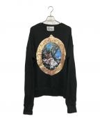 Vivienne Westwood manヴィヴィアン ウェストウッド マン）の古着「SHEPHERD&SHEPHERDESS REPOSING SWEATSHIRT スウェット」｜ブラック