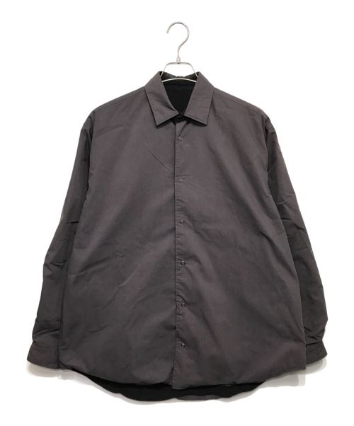 MARKA（マーカ）MARKA (マーカ) REVERSIBLE SHIRT リバーシブルシャツ PURPLISH BROWN サイズ:1の古着・服飾アイテム