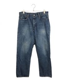 A.PRESSE（アプレッセ）の古着「Washed Denim Wide Pants デニムパンツ 22AAP-04-05H」｜ブルー