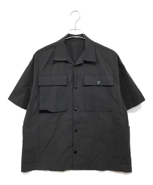 Denham（デンハム）Denham (デンハム) DELIVERYMAN SHIRT 半袖シャツ ブラック サイズ:MEDIUMの古着・服飾アイテム