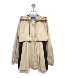 BLUE LABEL CRESTBRIDGE（ブルーレーベルクレストブリッジ）の古着「２WAYライトクロスブルゾン」｜ベージュ