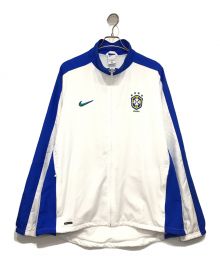 NIKE（ナイキ）の古着「ブラジル代表 リイシュー トラックジャケット」｜ホワイト×ブルー