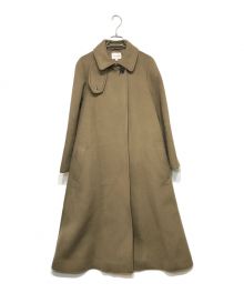 STEVEN ALAN（スティーブンアラン）の古着「WOOL BEAVER TENT COAT カシミヤ混コート」｜ブラウン