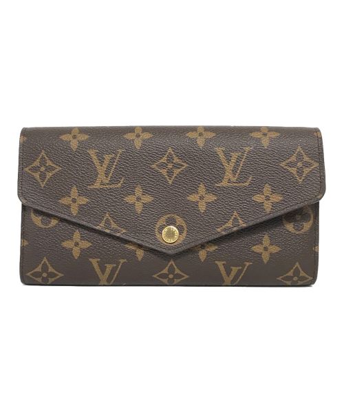 LOUIS VUITTON（ルイ ヴィトン）LOUIS VUITTON (ルイ ヴィトン) モノグラム ポルトフォイユ サラ 長財布 ブラウン サイズ:記載なしの古着・服飾アイテム