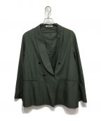 AURALEEオーラリー）の古着「18SS SHAWL COLLAR JACKET」｜カーキ