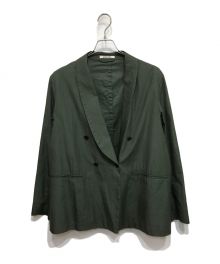 AURALEE（オーラリー）の古着「18SS SHAWL COLLAR JACKET」｜カーキ