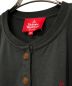 中古・古着 Vivienne Westwood RED LABEL (ヴィヴィアンウエストウッドレッドレーベル) チェック柄ドッキングフリルTシャツ ダークグレー×ネイビー サイズ:00：9000円