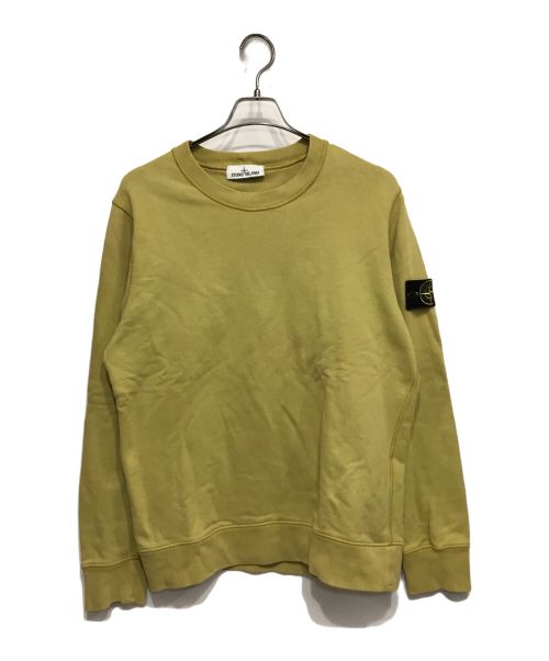 STONE ISLAND（ストーンアイランド）STONE ISLAND (ストーンアイランド) クルーネックスウェット イエロー サイズ:Lの古着・服飾アイテム