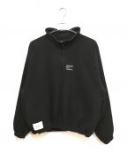 WTAPSダブルタップス）の古着「23AW DEPST SWEATER POLY FORTLESS フリースプルオーバー」｜ブラック