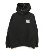 SUPREMEシュプリーム）の古着「ANTIHERO Hooded Sweatshirt プリントパーカー」｜ブラック