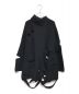 Y's (ワイズ) SLASHED HIGHNECK KNIT PULLOVER スラッシュドハイネックニットプルオーバー ブラック サイズ:2：23000円